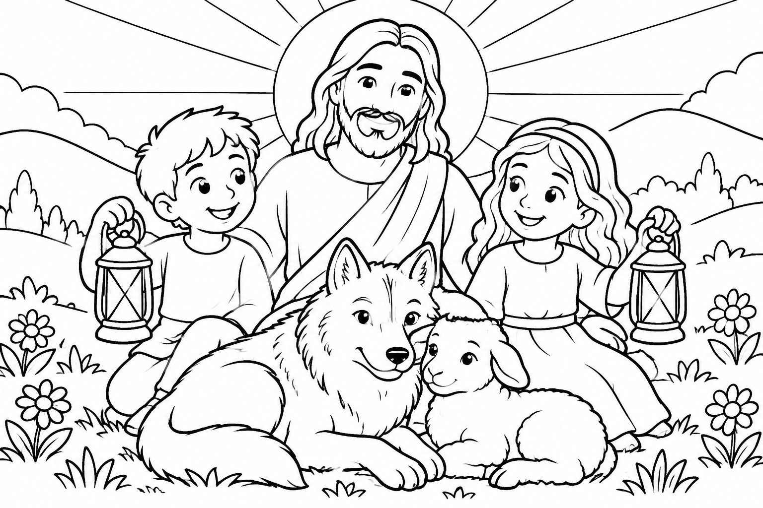 Arise, Shine Coloring page